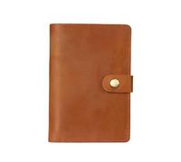 Oxxggkao Portefeuille de voyage imperméable en cuir PU de qualité supérieure pour documents, passeports, cartes de crédit et carnet de notes, organiseurs essentiels de voyage, jaune/marron, One Size