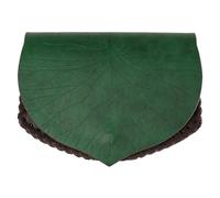Oxxggkao Portefeuille inspiré des feuilles punk pour reconstitution historique fêtes costumées avec poche de fermeture sécurisée sac à main Cosplay, Vert, Taille unique, Beauté de masse