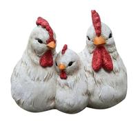 Oxxggkao Pot de fleurs fantaisiste en forme de maison de poule Idéal pour les petites plantes d'intérieur et ajouter du charme à votre maison ou votre bureau Ranch Pots de fleurs