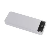 Oxxggkao Power Case 8 x 18650 Support de batterie 5,5 x 2,5 mm et sortie USB C Boîte de charge rapide avec écran LCD Boîtier de chargement de batterie Chargeur Smartphone