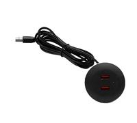 Oxxggkao Prise de charge USB pour canapé - Adaptateur de bureau - Circuit polyvalent pour usage domestique - Prise de charge USB intégrée