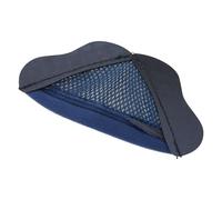 Oxxggkao Protège-menton réglable anti-buée pour casque de moto avec cadre durable et maille de courant d'air pour motocyclistes Casque de moto Housse de ventilation coupe-vent