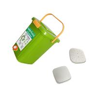 Oxxggkao Récipient à humus haute capacité de 20 l pour faciliter les courants d'air et les déchets organiques - Pliable - Rangement étanche - Pour déchets de cuisine