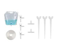 Oxxggkao Récipient extérieur de 10 L avec dispersion option pratique pour l'entretien du feuillage Kit d'irrigation goutte à goutte en plein air