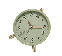 Oxxggkao Réveil analogique silencieux sans tic-tac et fonction veilleuse, idéal pour les chambres, le salon et les espaces de travail. Horloge décorative