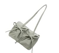 Oxxggkao Sac à bandoulière de couleur unie en cuir PU pour aisselles, shopping, rencontres, sac à main sous les bras, grande capacité, couleur unie, épaule pour femme, joli nœuds, aisselles, sac à