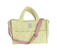 Oxxggkao Sac à bandoulière matelassé multi-usage décontracté sous les bras pour plus de confort et d'efficacité, utilisation quotidienne, sac à bandoulière de grande capacité, jaune, One Size