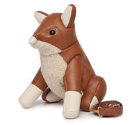 Oxxggkao Sac à bandoulière tendance imprimé chien, sangle réglable, sac à bandoulière intérieur spacieux, idéal pour téléphone, portefeuille, organisation, cartable décontractée pour chien, marron