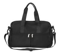 Oxxggkao Sac à bandoulière unisexe compact de voyage avec sangle réglable, grande capacité, sac à main en nylon léger pour la gym et le yoga, Noir , One Size