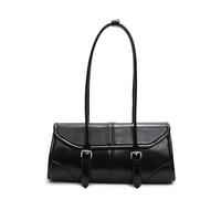 Oxxggkao Sac à main tendance en cuir PU pour une utilisation quotidienne par des femmes urbaines tendance et pratiques, Noir , One Size