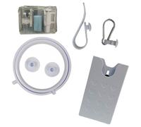 Oxxggkao Sac de plage spacieux gris avec poche en maille interchangeable et crochet de rangement robuste pour la mer, sac en filet polyvalent à suspendre