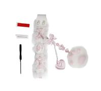 Oxxggkao Sangle de clavier en tissu dentelle facile à transporter avec sangles adhésives à clipser pour clavier avec caractéristiques ergonomiques et installation rapide