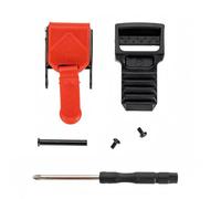 Oxxggkao Sangle de menton en ABS pour fermeture de casque - Ajustement instantané - Convient à la plupart des casques - Boucle à clip à dégagement rapide