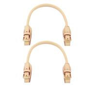 Oxxggkao Sangle de poignée courte en polyuréthane - Tendance - Réglable - Conçue pour les trajets quotidiens et les réunions sociales - Pour femme, True Color