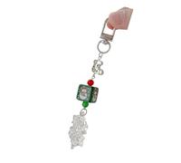 Oxxggkao Sangle de téléphone en perles de Noël - Décoration de vacances - Cordon mignon - Accessoire mobile pour les amateurs de mode, D, snowman