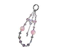 Oxxggkao Sangle de téléphone perlée multifonction pour téléphone portable, décoration tendance, cordon de téléphone perlé pour smartphones, usage quotidien, voyage, chaîne de téléphone pour femme