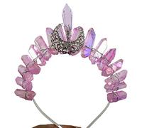 Oxxggkao Serre-tête couronne en cristal pour femme pour concours de beauté, bal de fin d'année, costume dramatique, cosplay, amante, fille, sœur ou épouse, couronne pour fille avec strass
