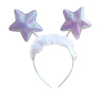 Oxxggkao Serre-tête d'ange pour fille et garçon - Accessoire de déguisement - Noir et blanc
