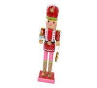 Oxxggkao Soldat Casse-Noisette Décoration de Noël Délicat Soldats en Bois Peint à la Main Festival Décoration Collection Figurines