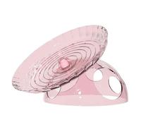 Oxxggkao Soucoupes volantes ergonomiques roue grand diamètre silencieux coureur hamster transparent jouet de course silencieux soucoupes volantes exercice