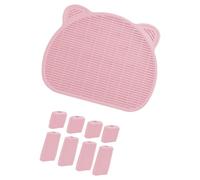 Oxxggkao Splash Tapis de litière double couche pour chats avec double drainage pour boîte Piège facile à litières Faible entretien