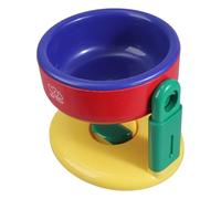Oxxggkao Station d'alimentation pour chien à plusieurs hauteurs avec mangeoires pour un nettoyage facile - Couleur vive - Gamelle surélevée réglable