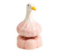 Oxxggkao Statues de Canards à l ' ail pour décoration d ' intérieur, Jouet Fidgety, Figurines et Sculptures de Canards rotatifs en céramique pour centres de Table, Sculpture rotative en céramique