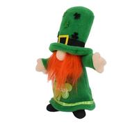 Oxxggkao Statuette de nain pratique de 29 cm pour décoration de table, figurines miniatures pour la fête de la Patrick et affichage de la maison