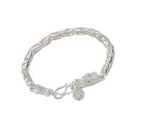 Oxxggkao Style punk Dragon Charm Bracelet Hip Hop Réglable Ethnique Handchain Accessoire pour les passionnés de mode Moto Riders Accessoire, taille unique, Comme décrit