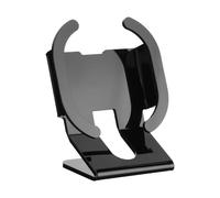 Oxxggkao Support de bureau simple pour dédié, disponible en deux couleurs avec structure inclinée créative et support de haut-parleur à base sécurisée