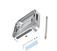 Oxxggkao Support de dissipation de la chaleur en aluminium léger pour petit ordinateur avec mise à niveau et filtre pliable pour ordinateur portable avec ventilateur