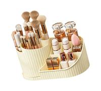 Oxxggkao Support de maquillage simple à structure ouverte pratique pour les matins occupés et les petits comptoirs. Plateau de planification de courtoisie