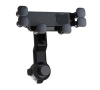 Oxxggkao Support de téléphone portable pour voiture - Bras rotatif contre les secousses - Support stable pour grille d'aération - Support réglable pour téléphone