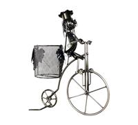 Oxxggkao Support décoratif en forme de vélo pour bouteilles de vin, décoration pour cuisine, salle à manger, bureau, présentoir pour boissons alcoolisées