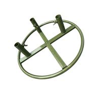 Oxxggkao Support multi-usage pour mâts de fleurs - Base de présentation à 3 trous - Base sur pied pour mariage - Grand poteau sur pied, Vert, taille unique