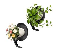 Oxxggkao Support mural moderne avec revêtement en poudre blanche pour plantes verticales dans des zones compactes Décoration murale moderne