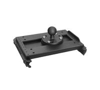 Oxxggkao Support universel pour bornes de données de moto compatible avec tablettes de 7" et 8" en acier inoxydable à ressort pour chariot élévateur/pelle
