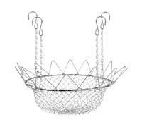 Oxxggkao Support universel pour pots de fleurs pour intérieur et extérieur - Convient aux conteneurs de 30,5 à 45,7 cm avec chaîne en acier