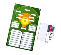 Oxxggkao Tableau de stratégie de baseball professionnel avec marqueurs pour coaching