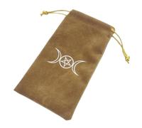 Oxxggkao Tarot Pad Dowsing Board Divination Jeu Métaphysique Fournitures Accessoires Sac Flanelle Cordon de Rangement Velours Bijoux Pochettes de Rangement Cordon de serrage, a, Taille unique