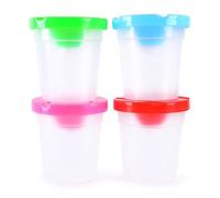 Oxxggkao Tasse de peinture créative anti-déversement, accessoires faits à la main, outil de jeu de qualité alimentaire pour peindre des tasses pour enfants avec couvercles
