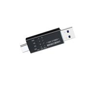 Oxxggkao Testeur d'interfaces USB C vers USB 3.2 avec connecteurs réversibles et tension en temps réel Affichage LED de type C
