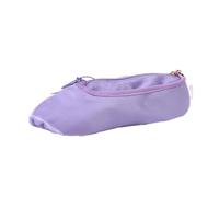 Oxxggkao Trousse à crayons élégante en forme de chaussure de ballet - Grande capacité - Sac de rangement portable pour papeterie, violet, Taille unique