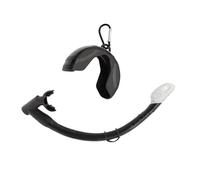 Oxxggkao Tuba pliable et flexible en silicone avec étui de rangement pour plongée en apnée avec boucles de suspension