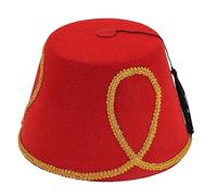 Oxxggkao Turquie Chapeau classique et coiffe d'Halloween Cosplay exquis avec pompons noirs