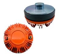 Oxxggkao Tweeter à bobine vocale de 44,4 mm avec pilote de compression 8 Ohm avec diaphragme en métal, filetage de vis de 34 mm et coque arrière en aluminium pour tweeter de remplacement du klaxon PA