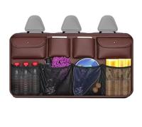 Oxxggkao Unité de rangement spacieuse pour coffre de voiture respirante en cuir fin 48 x 88 cm pour une organisation efficace du sac de rangement automobile