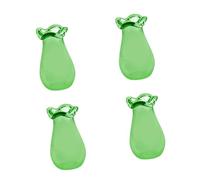Oxxggkao Vase miniature coloré en verre pour recueillir les fourrures de chats, solution de rangement décorative adaptée aux animaux domestiques, vase en verre pour les propriétaires