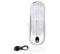 Oxxggkao Ventilateur de sol compact avec batterie rechargeable, refroidissement USB réglable à 5 vitesses pour intérieur et extérieur, moteur silencieux sans balais