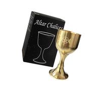 Oxxggkao Verre à vin en laiton pour rituel, récipient polyvalent pour vin, liqueur, thé, maison et célébration décorative en laiton